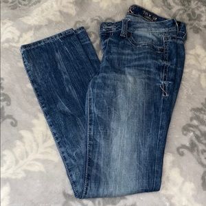 Buckle Black Straight Jeans Size 26